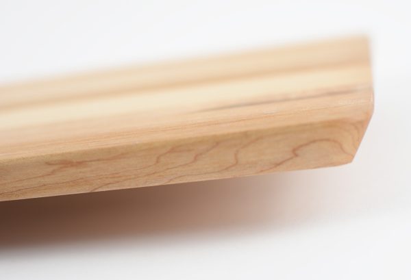 Utility Cutting Board maple side view. Made in Canada