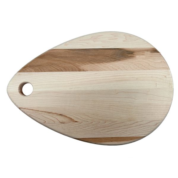 Teardrop Shaped cutting board. Made in Canada
