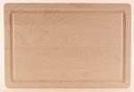 Maple cutting board with juice groove