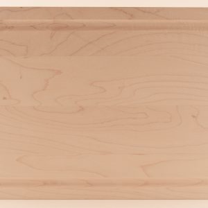 Maple cutting board with juice groove