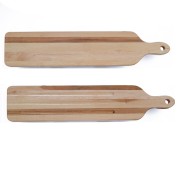 Wooden Baguette Board with juice groves large front and back