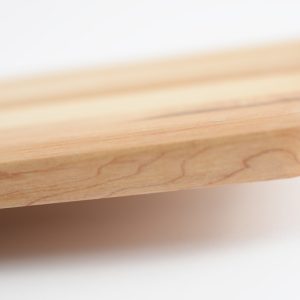 Utility Cutting Board maple side view. Made in Canada