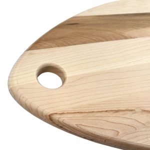 Teardrop Shaped cutting board made from Maple